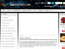 Tablet Screenshot of ledmontreal.com